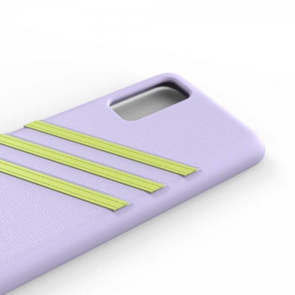 Adidas Samsung Galaxy S20 Deksel OR 3 Stripes Snap Case Lilla