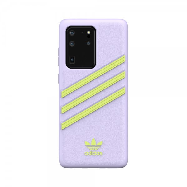Adidas Samsung Galaxy S20 Ultra Deksel OR 3 Stripes Snap Case Lilla