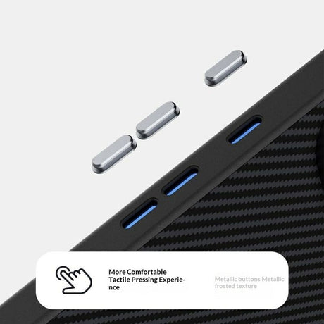 ABEEL Google Pixel 11 Pro Deksel Kolfibertekstur MagSafe Svart