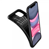 Spigen iPhone 11 Deksel Liquid Air Matte Black
