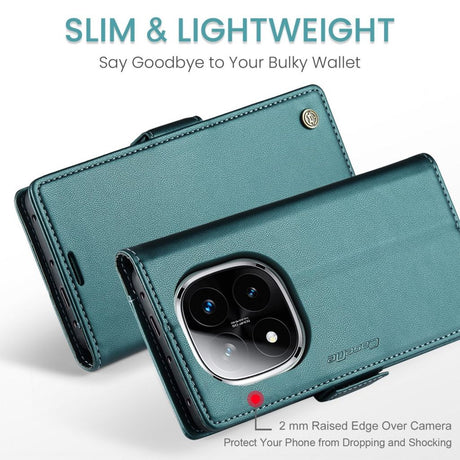 CaseMe Xiaomi Redmi Note 14 Pro 5G/14 Pro Plus 5G Etui 023 Series Grønn