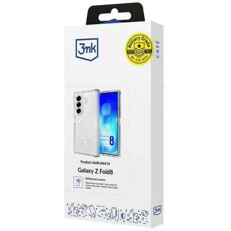 3mk Samsung Galaxy Z Fold 8 Ultra Deksel Armor MagCase Klar