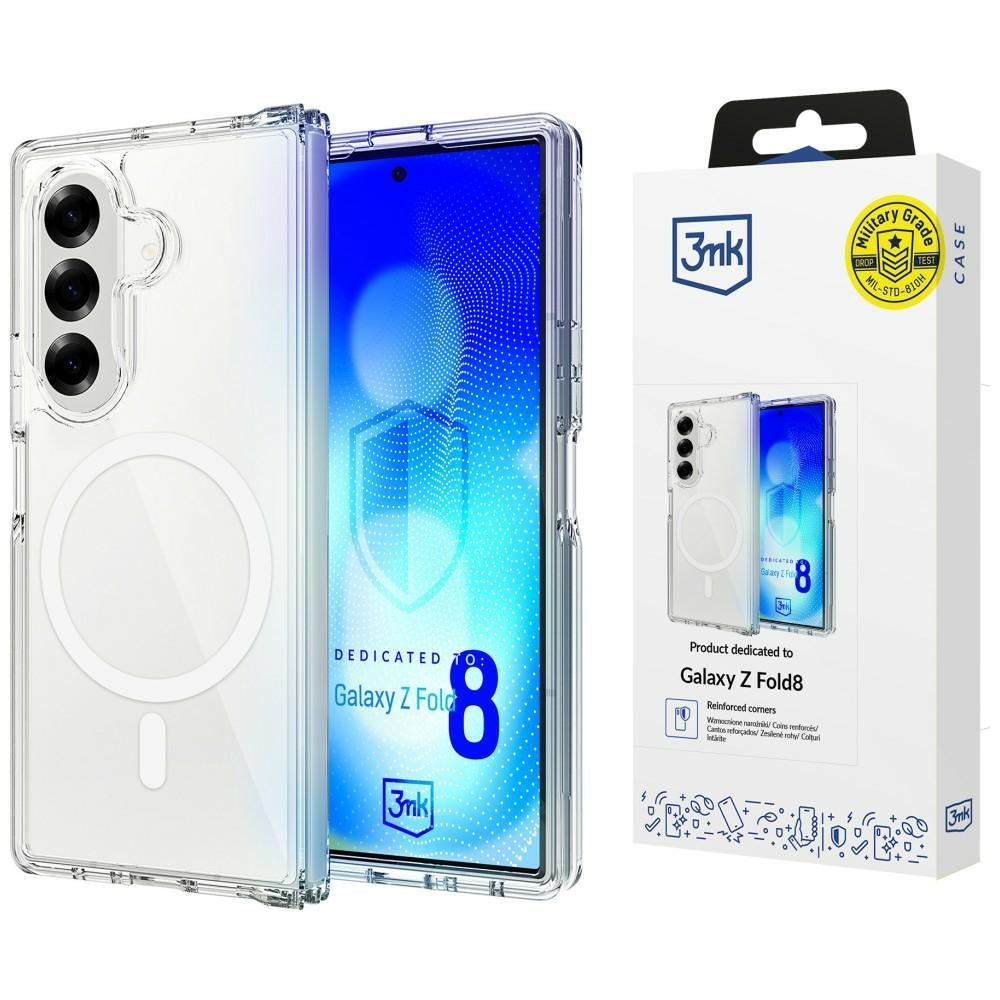 3mk Samsung Galaxy Z Fold 8 Ultra Skal Armor MagCase Transparent