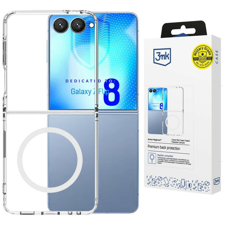 3mk Samsung Galaxy Z Flip 8 Deksel Armor MagCase Klar
