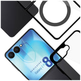3mk Samsung Galaxy Z Flip 8 Deksel Satin Armor MagCase Svart