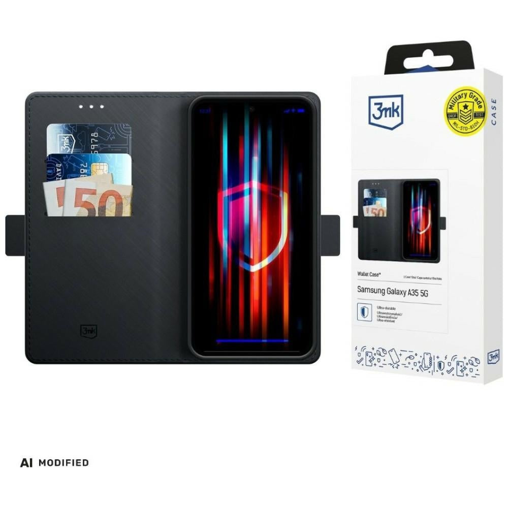 3mk Xiaomi 17 Ultra Etui Wallet Svart