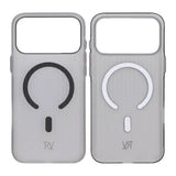 Rvelon iPhone 17 Pro Max Deksel Korrugerte MagSafe Grå
