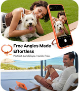 Torras iPhone 17 Pro Deksel Ostand Q3 Spin Energy Oransje