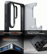 Torras Samsung Galaxy S26 Ultra Deksel Ostand Q3 Spin Obsidian Black