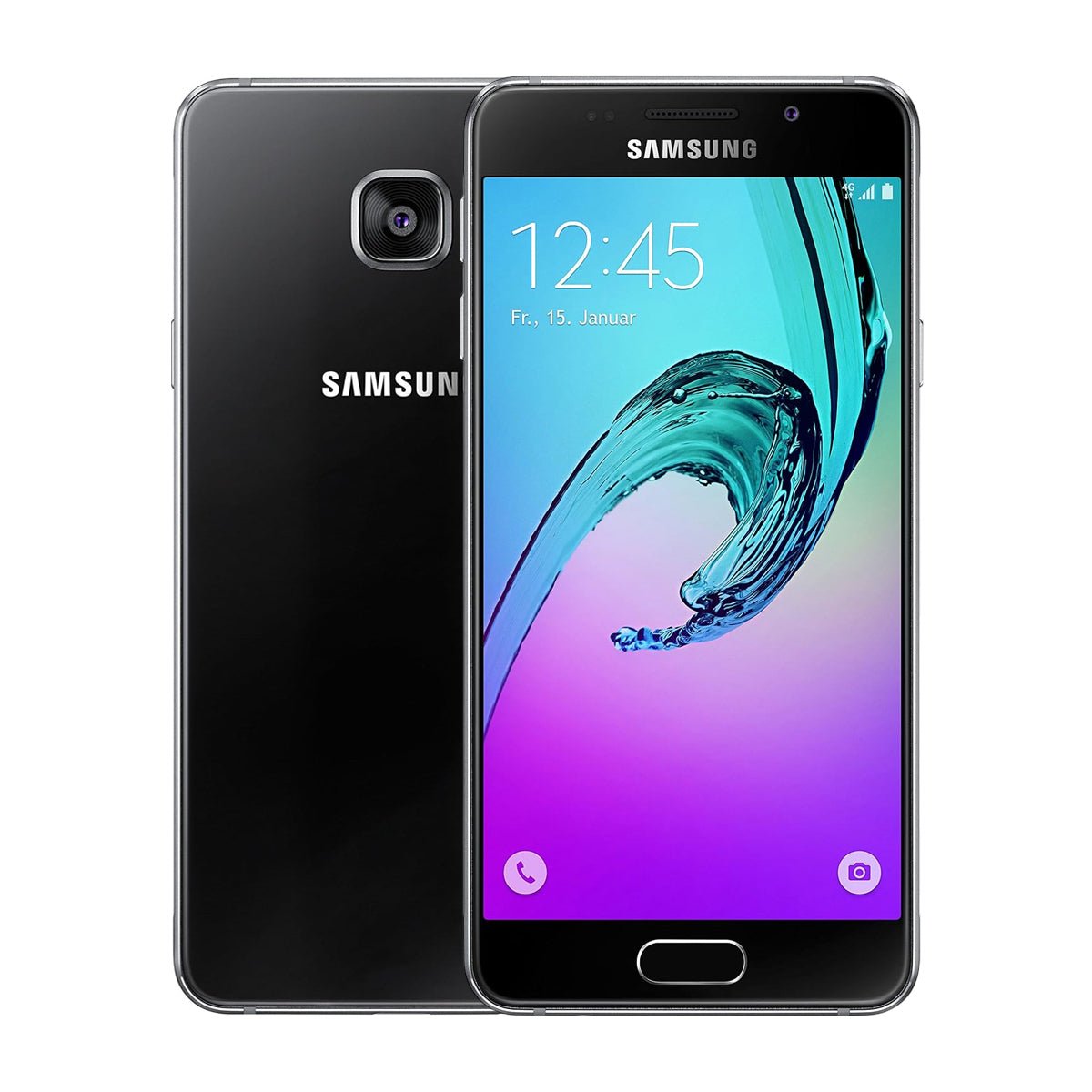 Brukt Samsung Galaxy A3 16GB Svart – God stand
