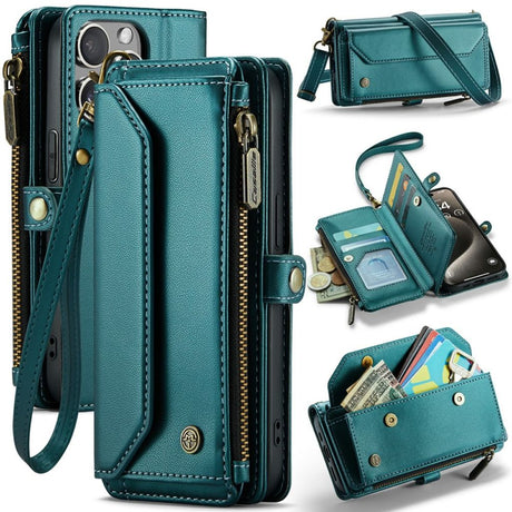 CaseMe iPhone 15 Pro Etui C36 Series Grønn