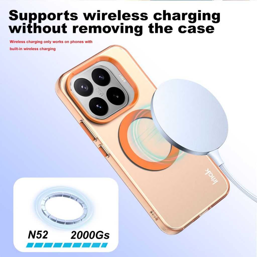 Imak Xiaomi 17T Deksel Candy Color MagSafe Oransje