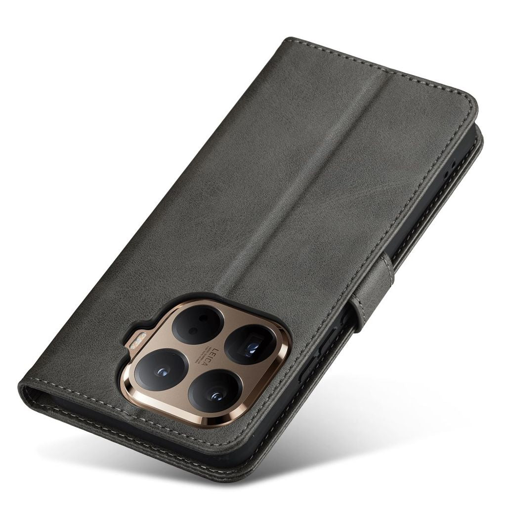 Lc.Imeeke Xiaomi 17T Pro Etui med Kortlomme Stativfunksjon Grå