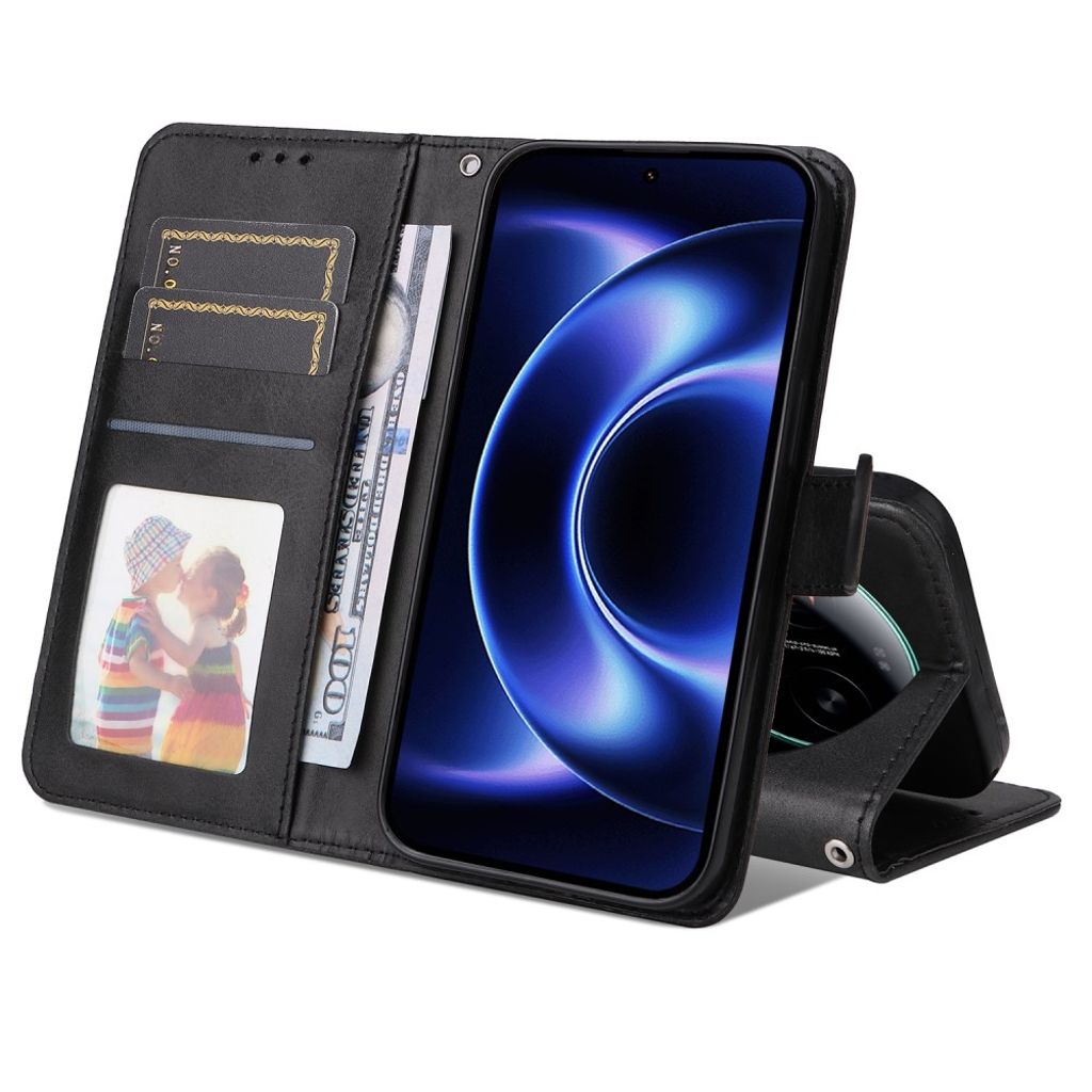 Xiaomi 17 Ultra Etui med Kortlomme Svart