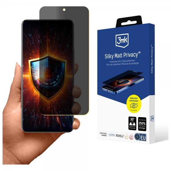 3mk Xiaomi 15 Ultra Skjermbeskytter Silky Matt Privacy