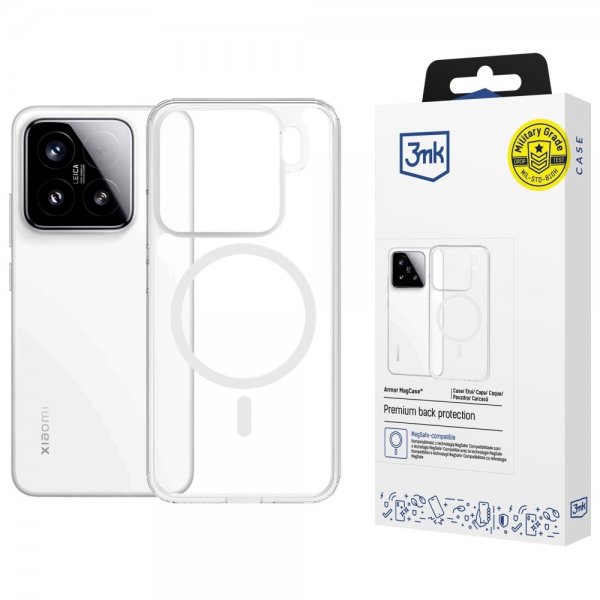 3mk Xiaomi 15 Deksel Armor MagCase Klar