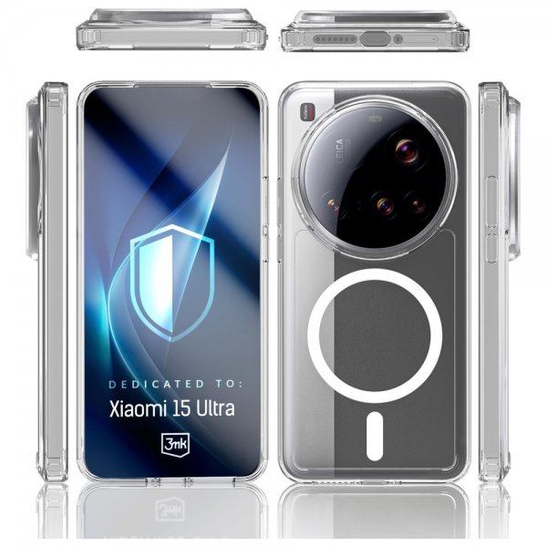 3mk Xiaomi 15 Ultra Deksel Armor MagCase Klar