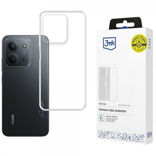 3mk Xiaomi Redmi 15C Deksel Klar Etui Transparent