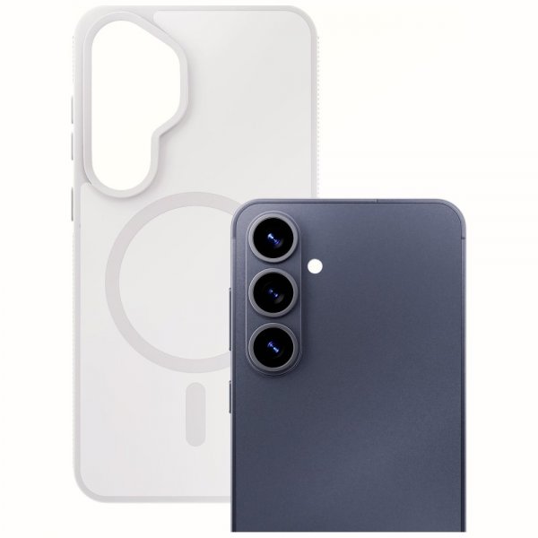 3mk Samsung Galaxy S26 Deksel Smoke MagCase Hvit