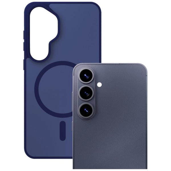 3mk Samsung Galaxy S26 Plus Deksel Smoke MagCase Blå