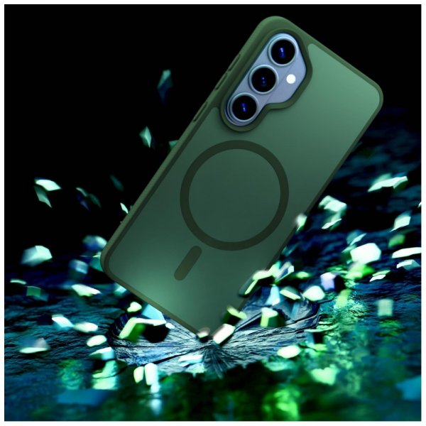 3mk Samsung Galaxy S26 Plus Deksel Smoke MagCase Grønn