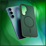 3mk Samsung Galaxy S26 Plus Deksel Smoke MagCase Grønn