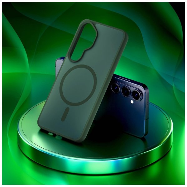3mk Samsung Galaxy S26 Plus Deksel Smoke MagCase Grønn