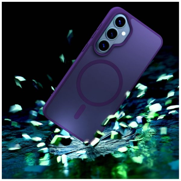 3mk Samsung Galaxy S26 Plus Deksel Smoke MagCase Lilla