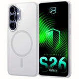 3mk Samsung Galaxy S26 Plus Deksel Smoke MagCase Hvit