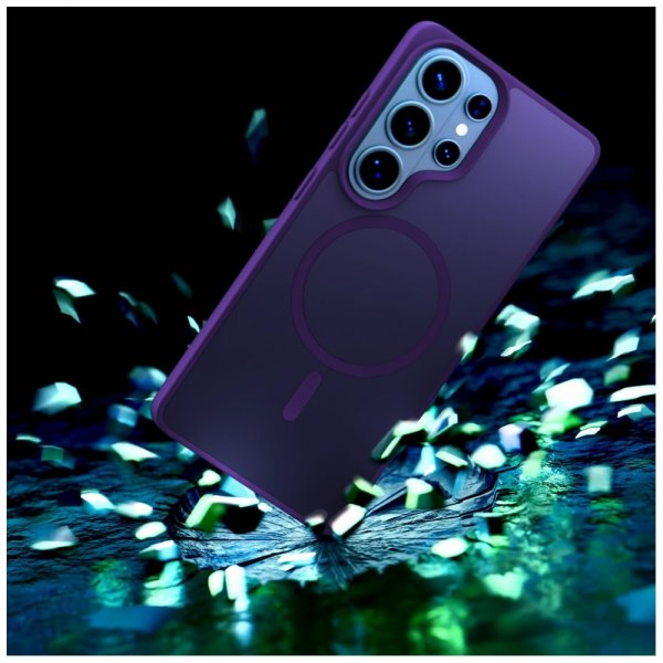 3mk Samsung Galaxy S26 Ultra Deksel Smoke MagCase Lilla