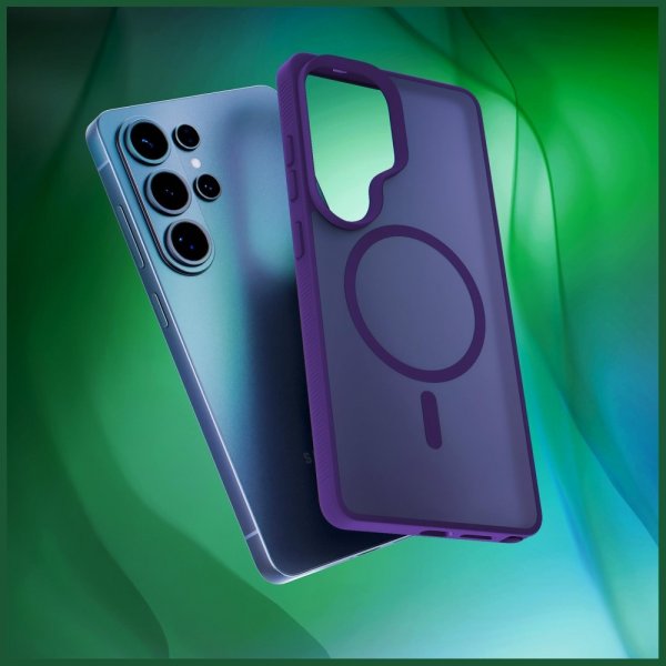 3mk Samsung Galaxy S26 Ultra Deksel Smoke MagCase Lilla