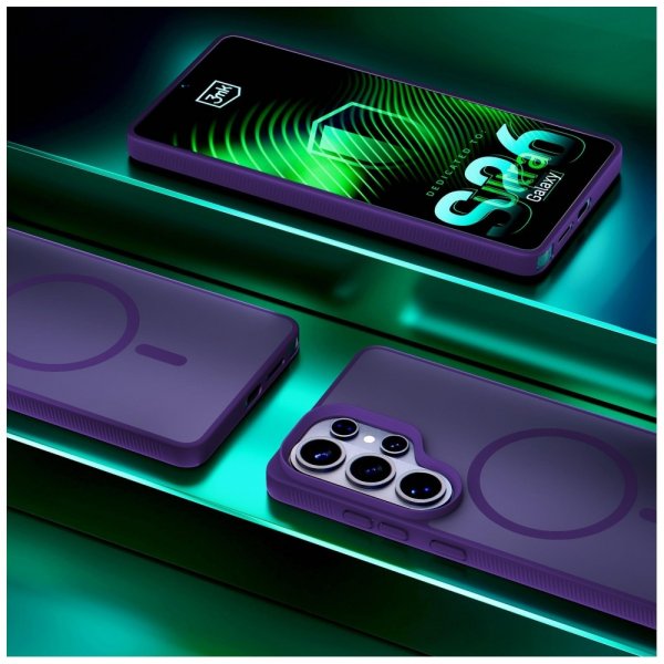 3mk Samsung Galaxy S26 Ultra Deksel Smoke MagCase Lilla
