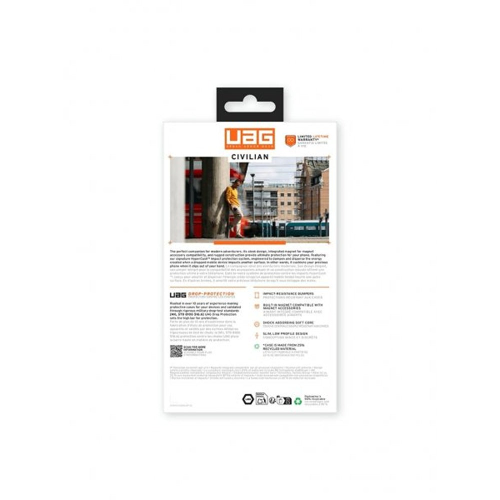 Urban Armor Gear (UAG) Samsung Galaxy S25 Ultra Deksel Civilian MagSafe Svart