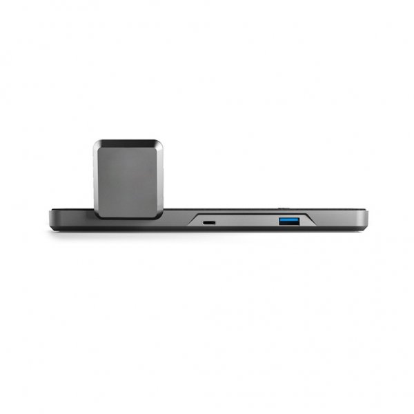 ALOGIC Ultra Power 4-i-1 Trådløs Dobbel Ladedokk med Apple Watch-lader