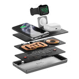 ALOGIC Ultra Power 4-i-1 Trådløs Dobbel Ladedokk med Apple Watch-lader