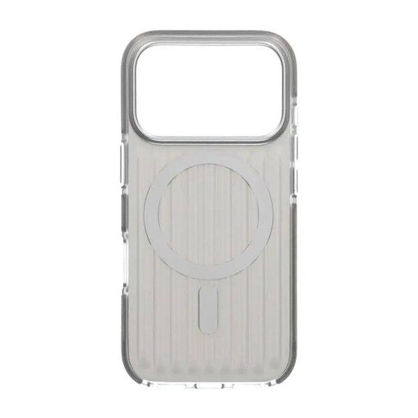 iPhone 17 Pro Deksel Korrugerte MagSafe Sølv