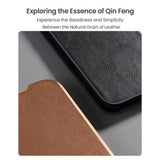 Nillkin iPhone 17 Pro/iPhone 18 Pro Etui Qin Pro Svart