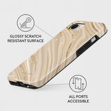 Burga iPhone 16e/iPhone 17e Deksel Tough Full Glam