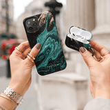 Burga iPhone 16e/17e Deksel Tough Emerald Pool