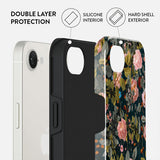 Burga iPhone 16e/iPhone 17e Deksel Tough Bloomy Garden