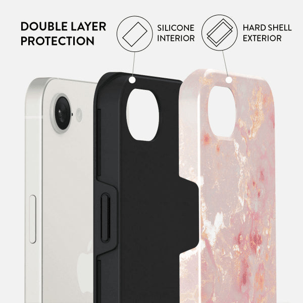 Burga iPhone 16e/iPhone 17e Deksel Tough Golden Coral