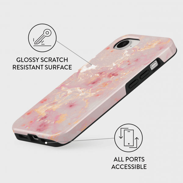 Burga iPhone 16e/iPhone 17e Deksel Tough Golden Coral