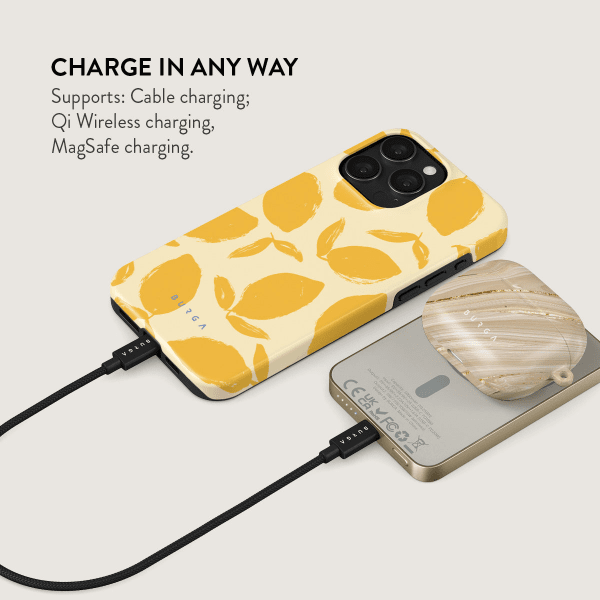 Burga Powerbank MagSafe 5000 mAh Lemon Tart