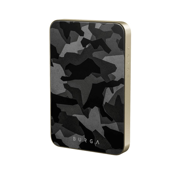 Burga Powerbank MagSafe 5000 mAh Night Black Camo Gull