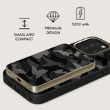Burga Powerbank MagSafe 5000 mAh Night Black Camo Gull
