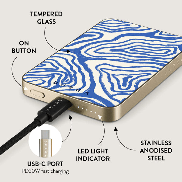Burga Powerbank MagSafe 5000 mAh Seven Seas Gull