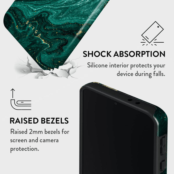 Burga Samsung Galaxy A56 Deksel Tough Emerald Pool