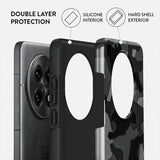 Burga OnePlus 13 Deksel Tough Night Black Camo