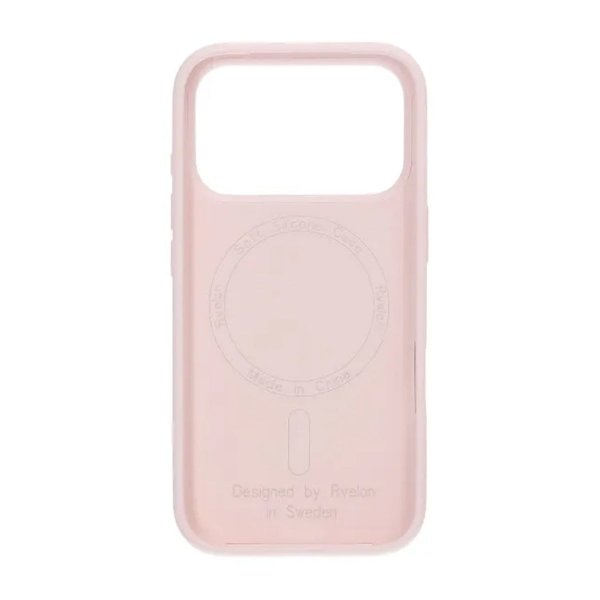 Rvelon iPhone 17 Pro Max Deksel Silikon MagSafe Rosa
