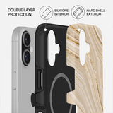 Burga iPhone 17 Deksel Tough MagSafe Full Glam